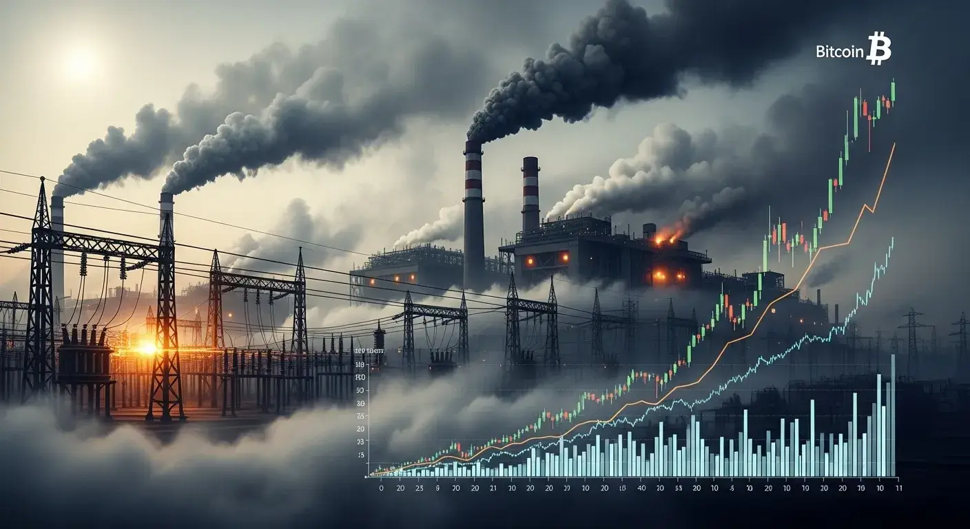 Bitcoin Mining Increases Air Pollution Through Power Grid Strain