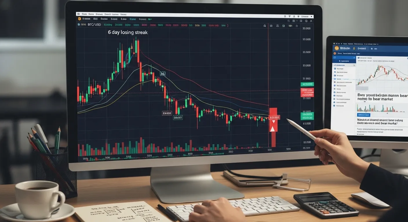 Bitcoin Technical Analysis Explains the 6-Day Losing Streak