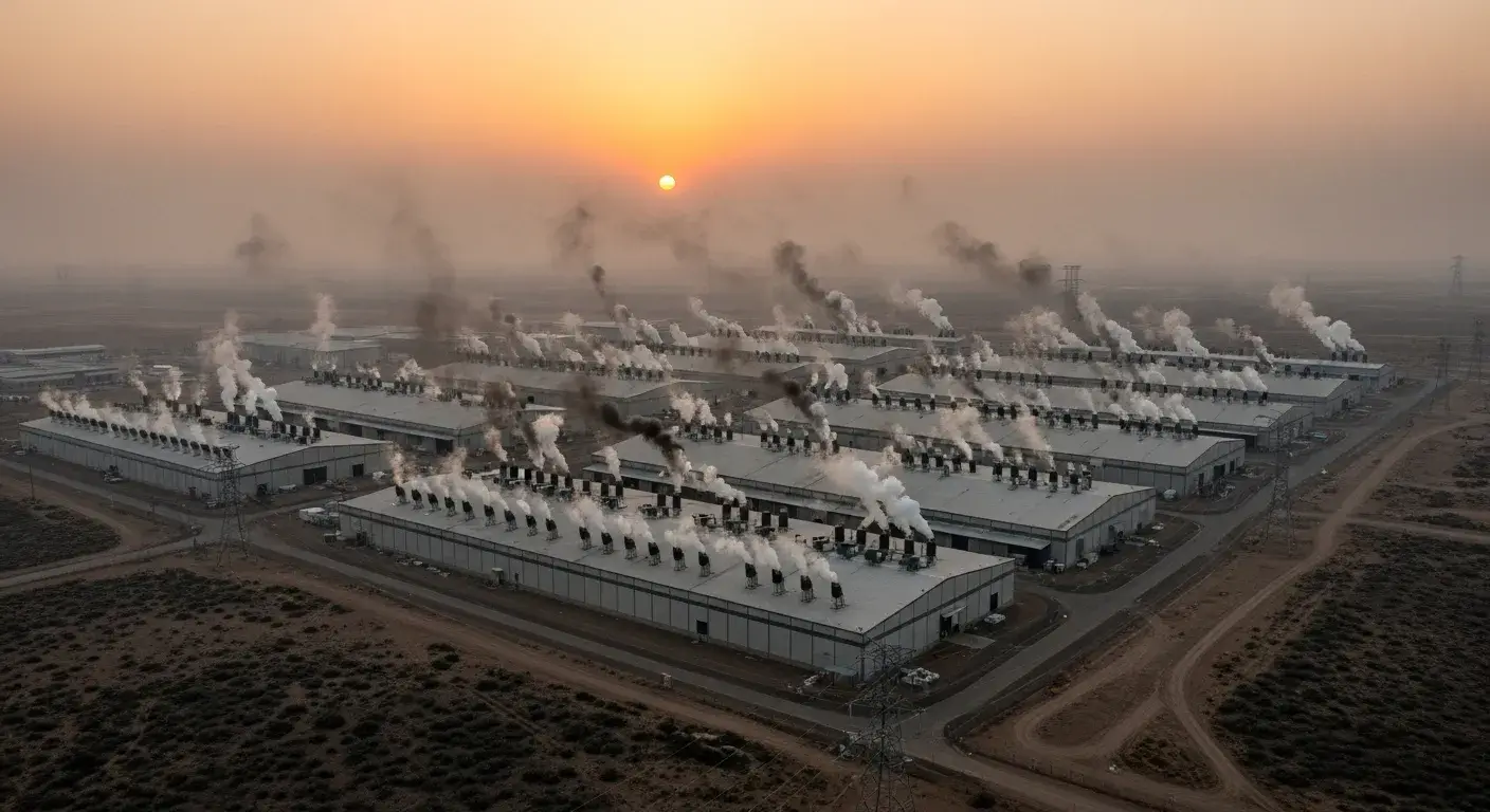 Bitcoin mining increases air pollution