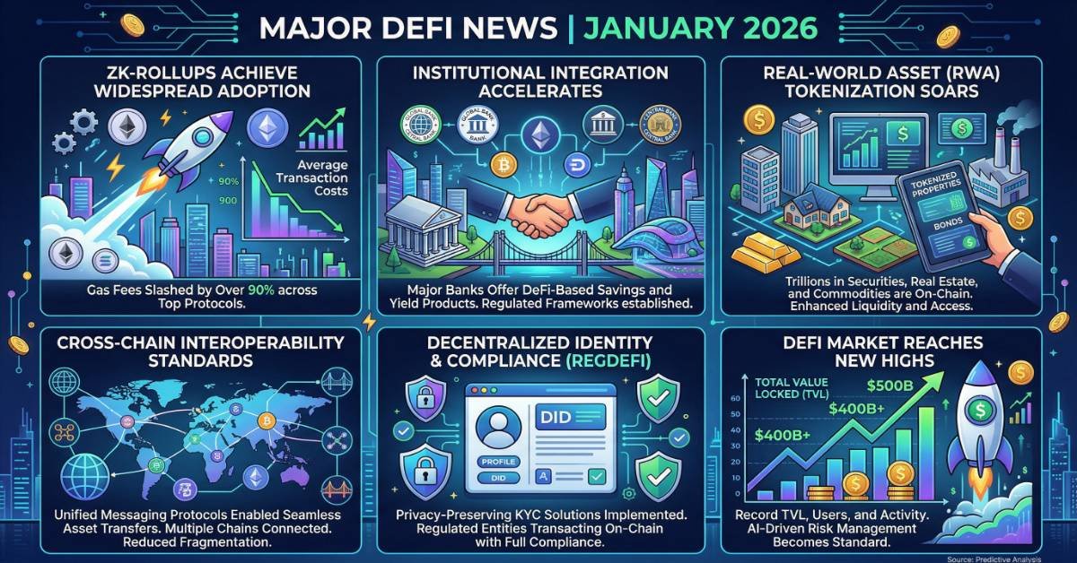 Major DeFi News in January 2026