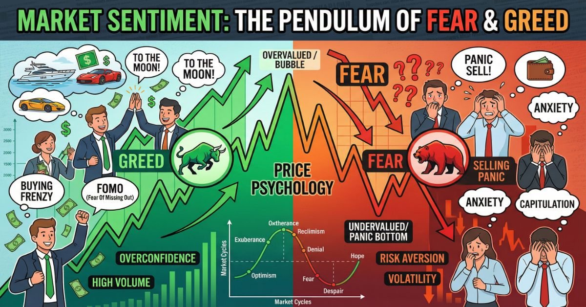 Market Sentiment Fear, Greed, and Price Psychology