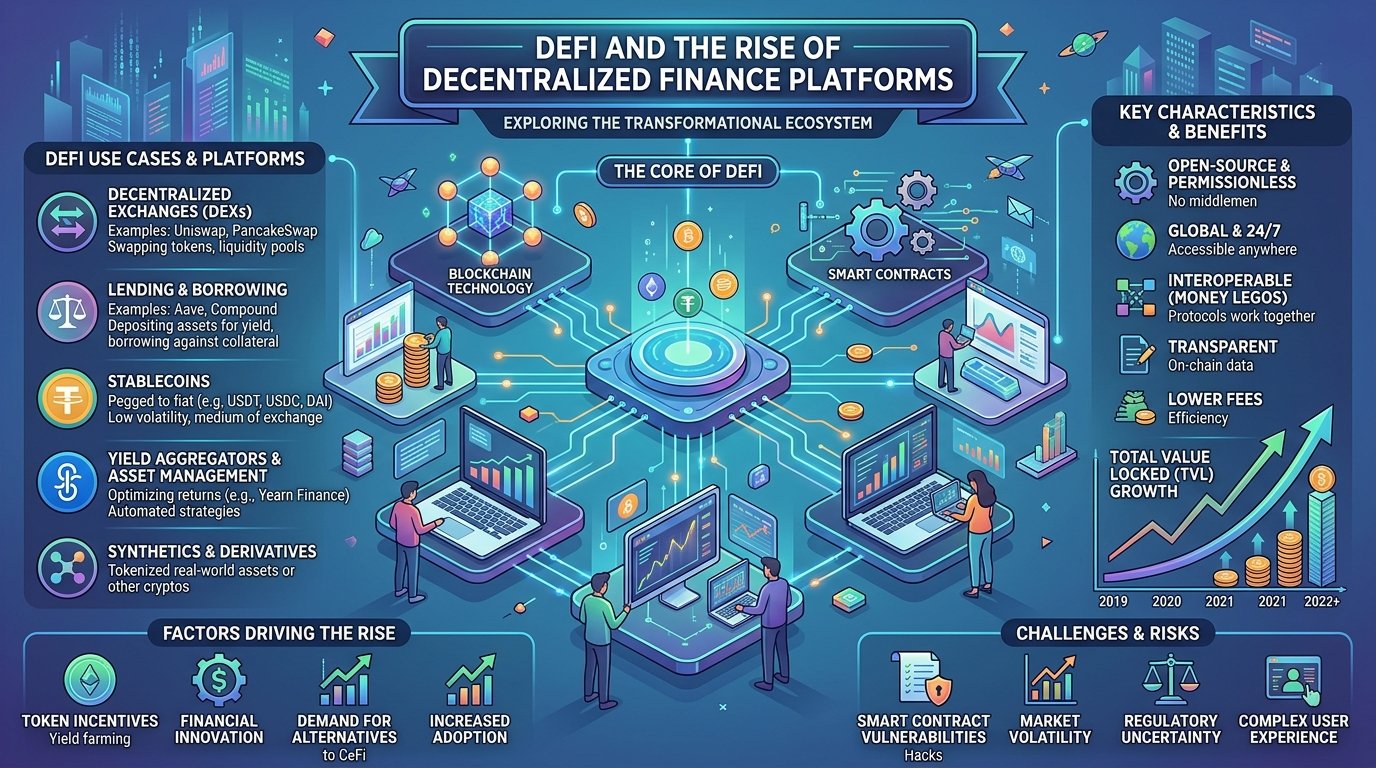 DeFi and the Rise of Decentralized Finance Platforms