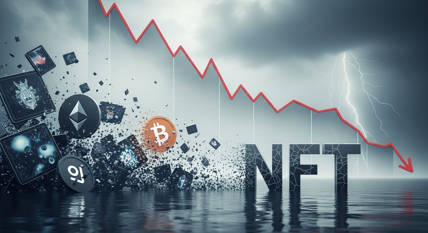 NFT market cap drops