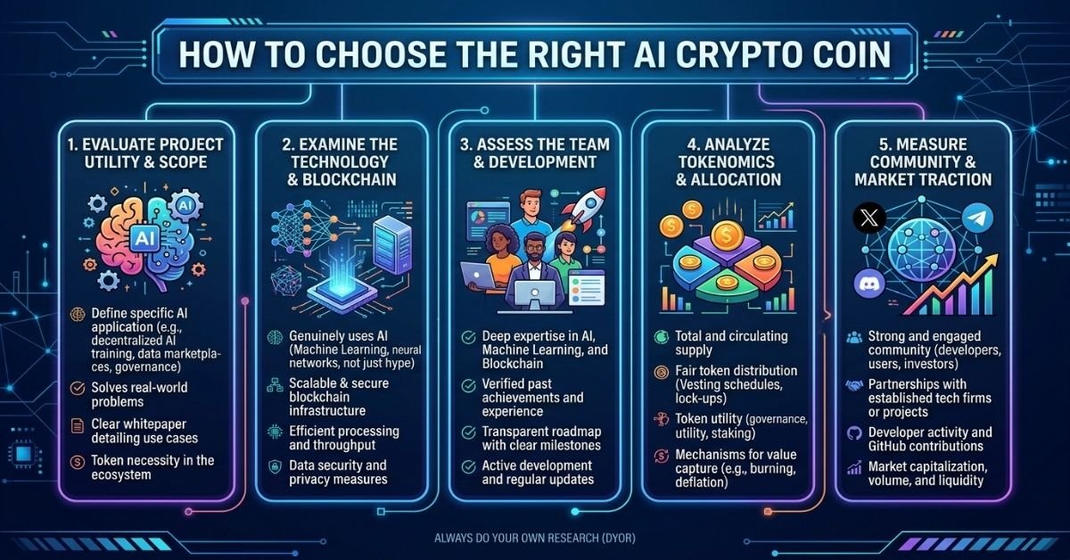 How to Choose the Right AI Crypto Coin