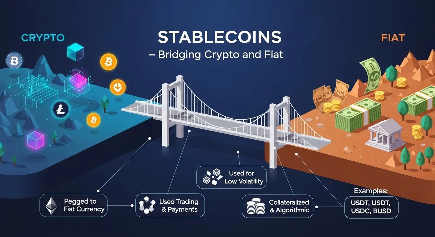 cryptocurrency terms Stablecoins – Bridging Crypto and Fiat