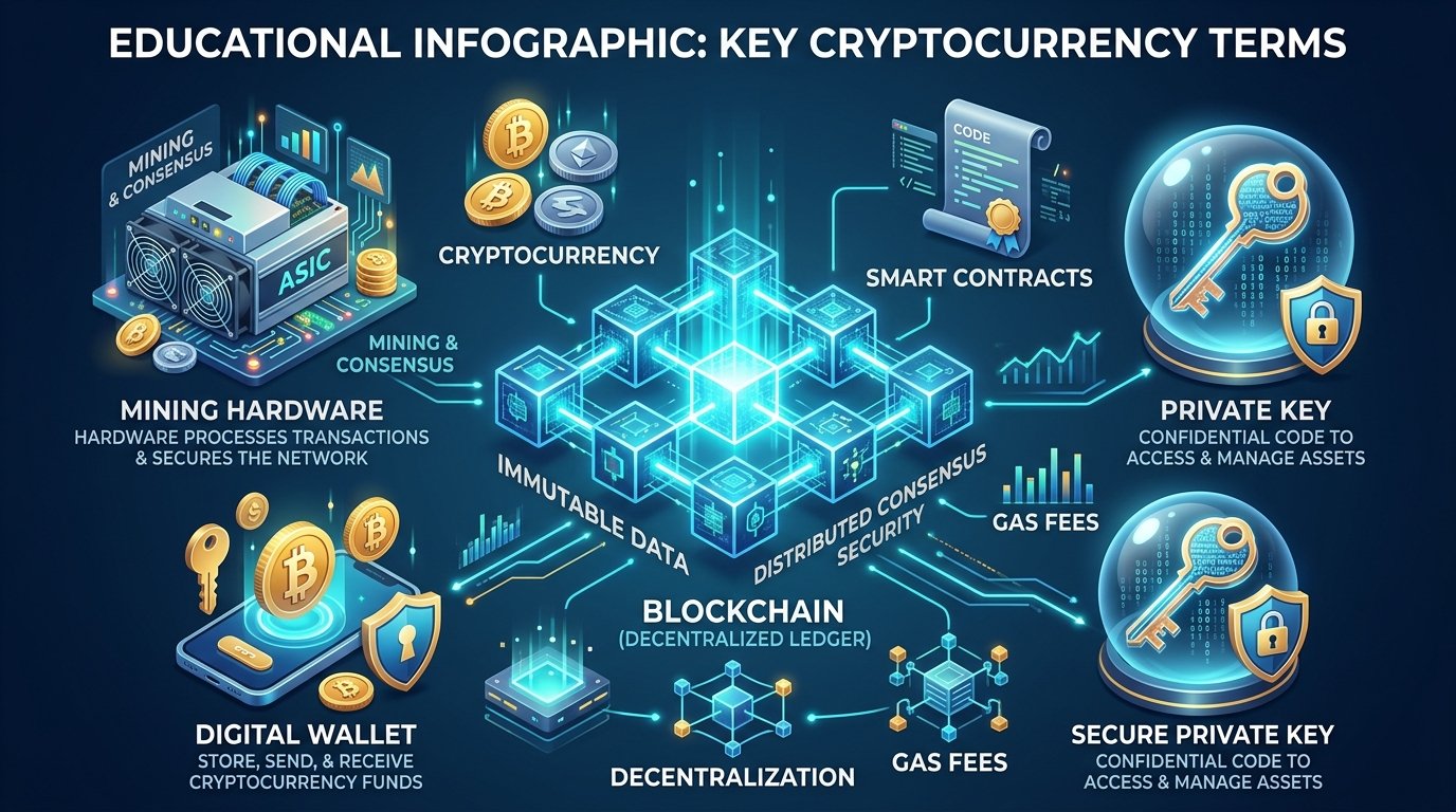 Key Cryptocurrency Terms Explained